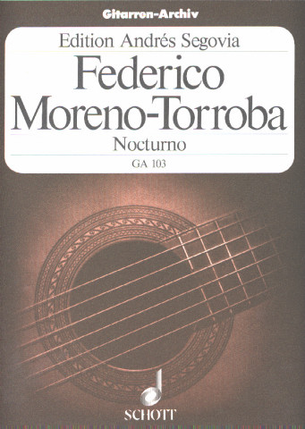 MORENO T. Federico (1891-1982 Espa�a)<br><br>Nocturno